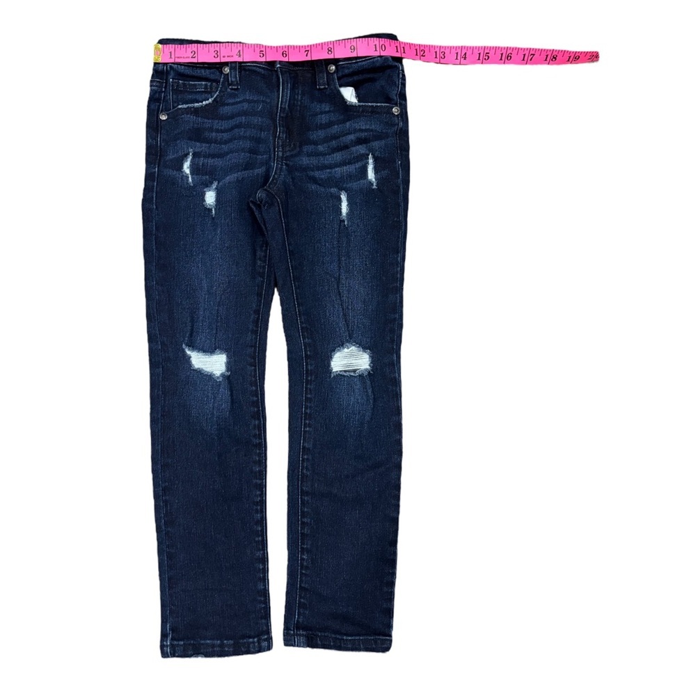 (B) Guess Dark Wash Ripped (6) Boys Pants - Picture 2 of 7